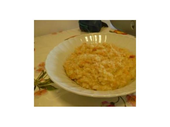 Risotto al finocchio e salmone affumicato