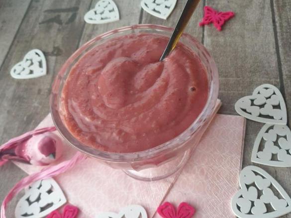 Crema pasticcera alla barbabietola, senza latticini