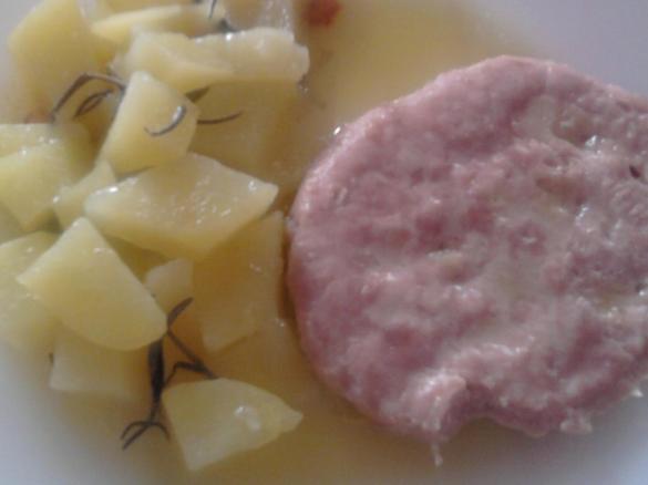 Hamburger e patate light :-)