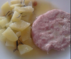 Hamburger e patate light :-)