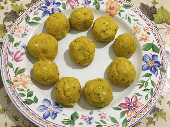 Polpette di tempeh alla curcuma e prezzemolo-Contest polpette non fritte