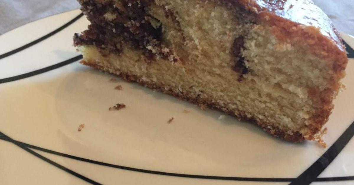 Torta variegata alla nutella