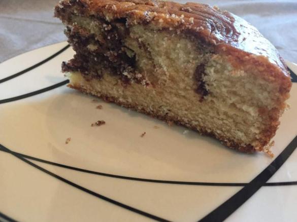 Torta variegata alla nutella