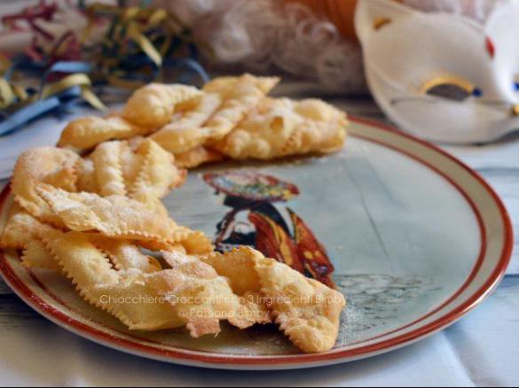Chiacchiere con 3 Ingredienti
