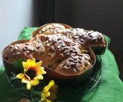 Colomba Salata con Pancetta affumicata Asparagi  e Formaggio di pasta morbida a modo mio