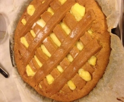 Crostata morbida all-arancia con farina di farro e integrale