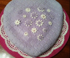 Torta a forma di cuore p.d.z