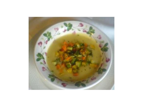 Passato con verdure croccanti