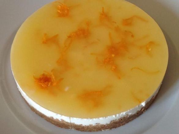 Cheescake all'arancia