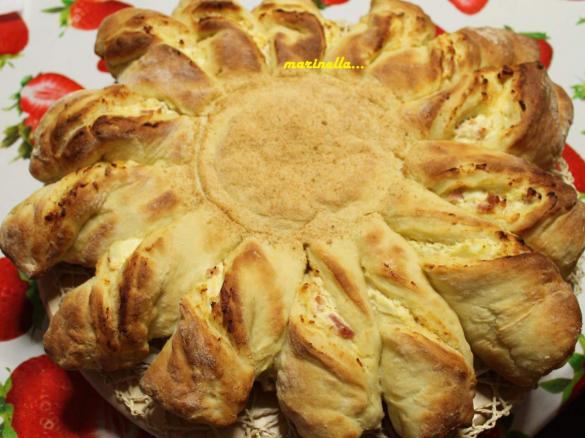 torta girasole di patate 