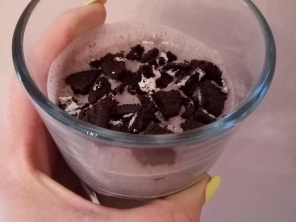 Oreo Frappè (merenda proteica)