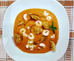 Crema di peperoni e fagioli "svuotafrigo"