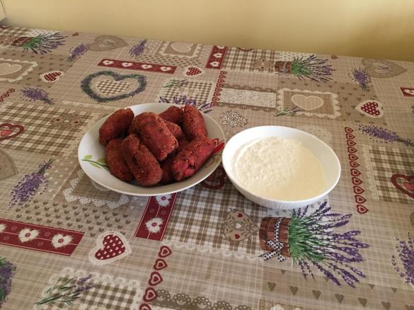 Crocchette di barbatietola "Contest Rape"