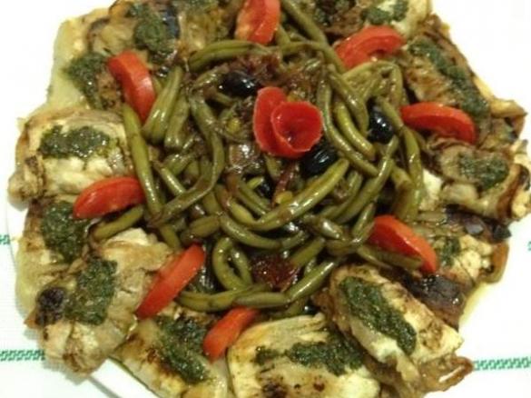 INVOLTINI MAREMONTI con fagiolini in agrodolce