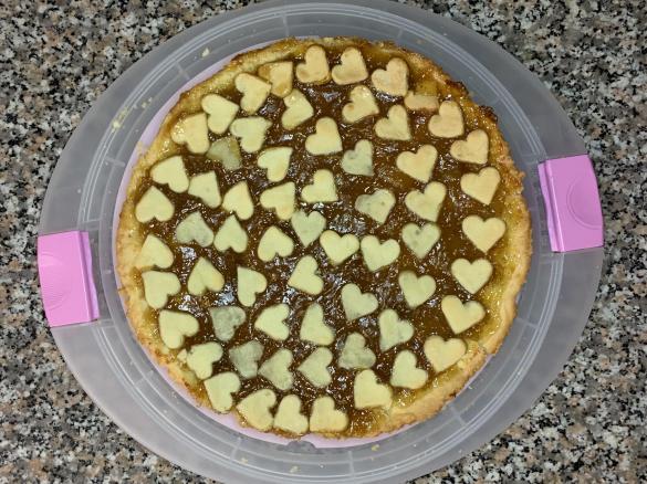 CROSTATA CON MARMELLATA DI FICHI (la frolla non riposa in frigo)