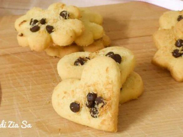 Biscotti cocco e cioccolato