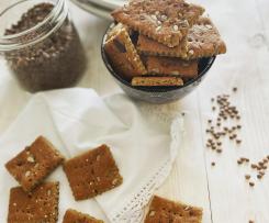 Crackers di lenticchia contest ricette energetiche