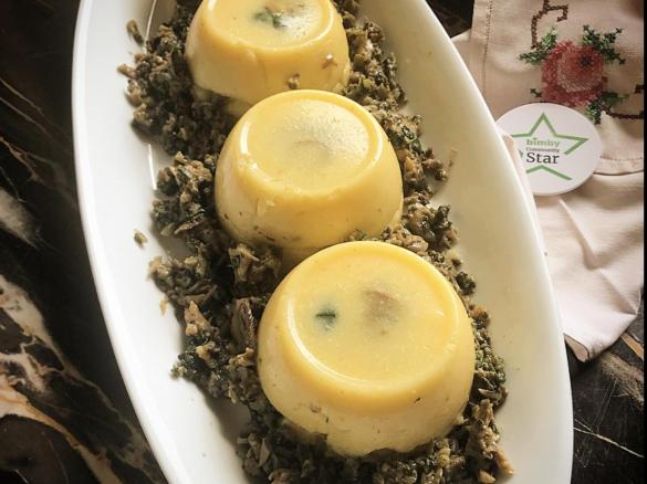 Sformatini di polenta cremosi e filanti