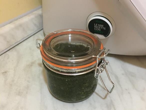 Pesto di semi di zucca e basilico-Contest pesto e condimenti