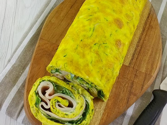 Rotolo di zucchine al forno