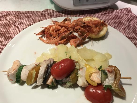 Menu completo di pesce /Contest monoporzione cottura a varoma