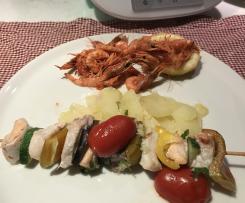 Menu completo di pesce /Contest monoporzione cottura a varoma