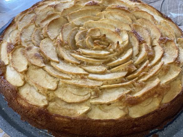 Torta di mele doppio strato