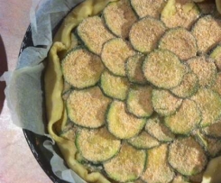 Torta salata zucchine e pomodori 