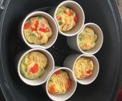 Frittatine al pomodoro con varoma