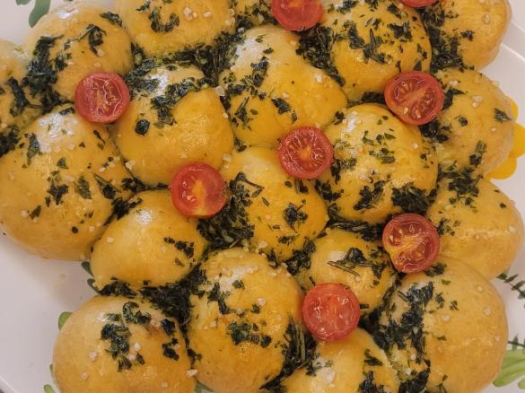 Pane alberello natalizio