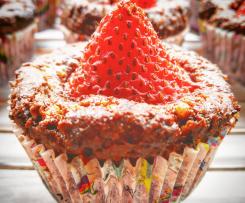 Muffin "Cuor di Fragola"-CONTEST DESSERT YOGURT