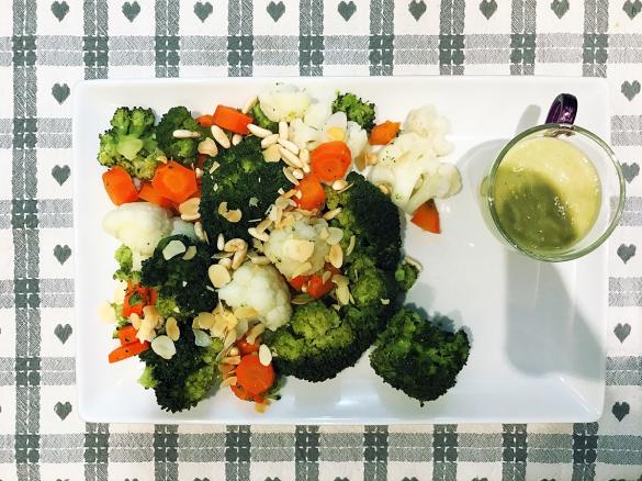 Ortaggi con dressing