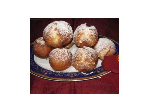  castagnole con scaglie di cioccolata