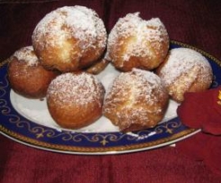 castagnole con scaglie di cioccolata