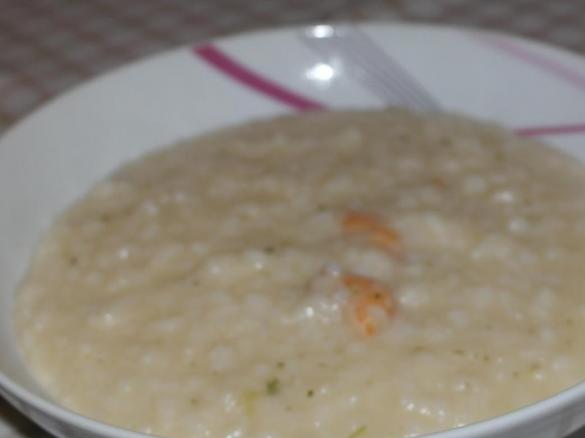 Risotto con mazzancolle