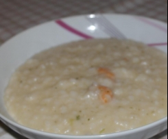 Risotto con mazzancolle