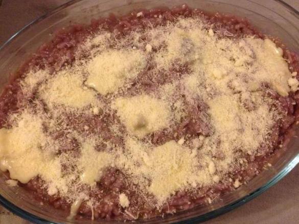 RISOTTO ai MIRTILLI e GOCCE di GORGONZOLA