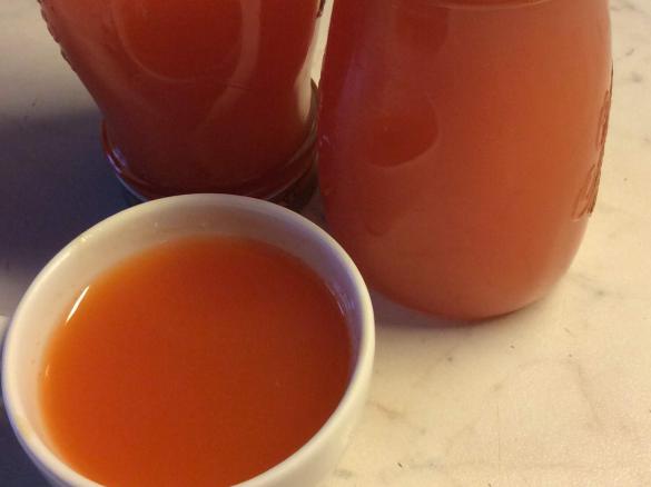 Gelatina di pompelmo rosa