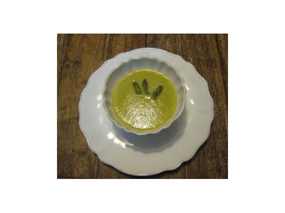 vellutata leggera di asparagi