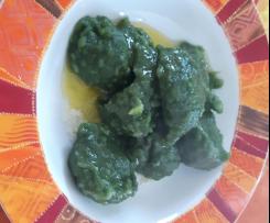 Gnocchi morbidi di spinaci e patate senza uova