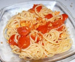 Spaghetti pomodorini e salmone