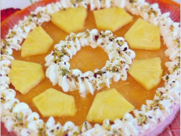 Cheseecake all'ananas