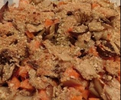 Crumble di Carote e Radicchio di Treviso