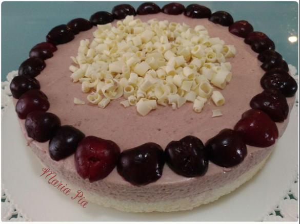 TORTA FREDDA ALLE CILIEGIE
