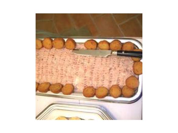 mousse al Parmacrudo Finger food