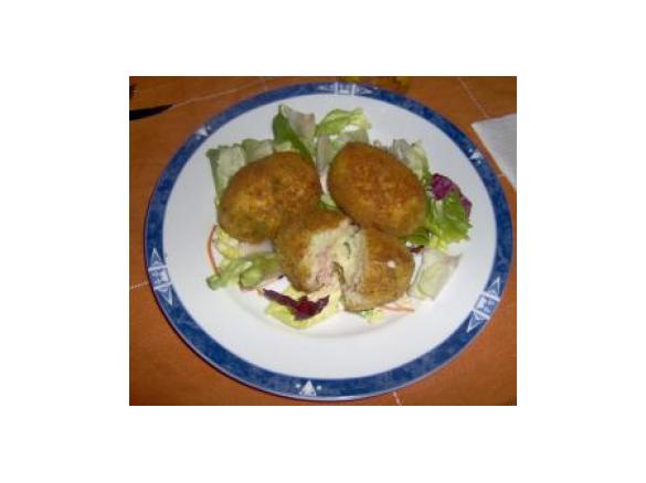 Supplì di riso e patate con sorpresa