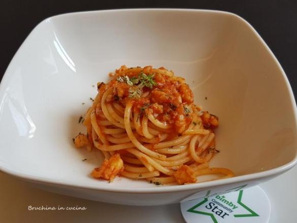 Spaghetti al ragù di pesce