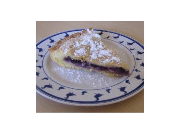 Torta di Biancaneve (torta con mirtilli)