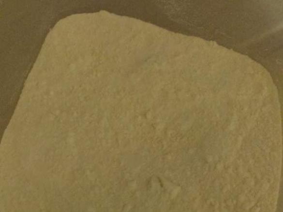 preparato per cioccolato bianco in tazza