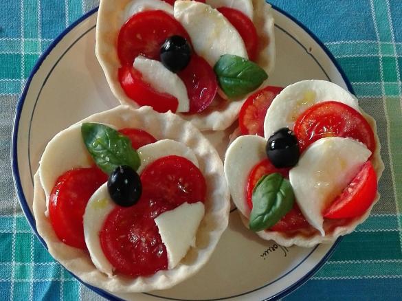 Cestini di pasta al vino veloci